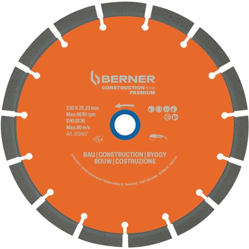 Diamantzaagblad Premium S13 CONSTRUCTIONline 115X22,2